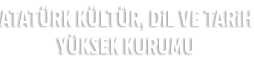 Atatürk Kültür, Dil ve Tarih Yüksek Kurumu
